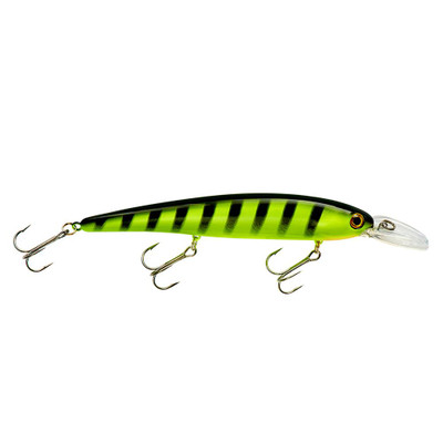 Bandit Walleye Shallow Diver Chartreuse-Black Stripes