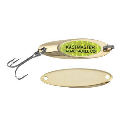 ACME Tackle Kastmaster Gold-Chartreuse Prism