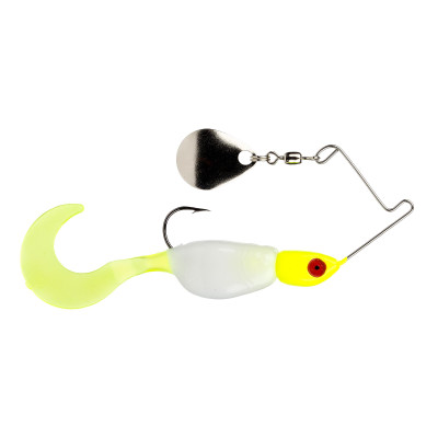 Strike King Mr. Crappie Spin Baby Spinnerbaits Refrigerator White