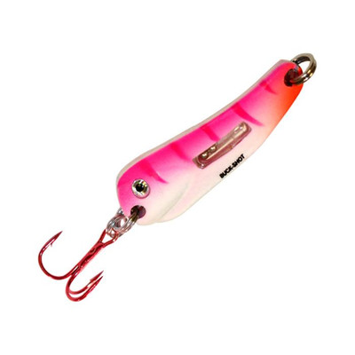 Northland Buck-Shot Flutter Spoon UV Pink Tiger