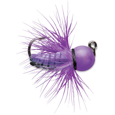 VMC Tungsten Fly Jigs Glow Purple