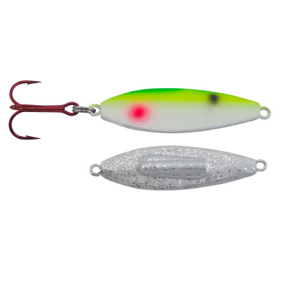 Silver Streak Rattle Streak Spoon Glow Yellowtail