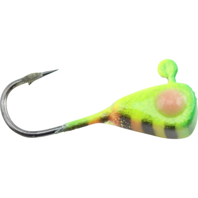 Clam Dave Genz Drop-Kick Jig Firetiger Glow Bar