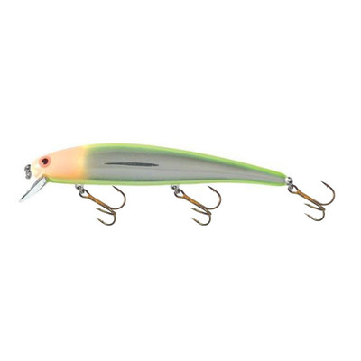 Isca Artificial Bomber Long A 15 Floating 12 cm 18 gr Cor BON-1 Bone Red  Eye - MP Fishing MP Mundo da Pescaria