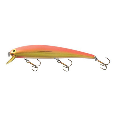 Bomber Long A Lure Gold Chrome-Fluorescent Orange