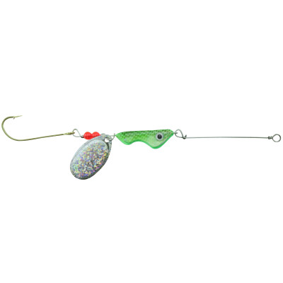 Erie Dearie Elite Series Spinner Peridot-Silver Blade