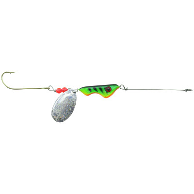 Erie Dearie Elite Series Spinner Fire Tiger-Silver Blade