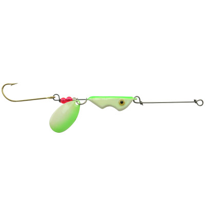 Erie Dearie Elite Series Spinner Lime Glow-Color Blade
