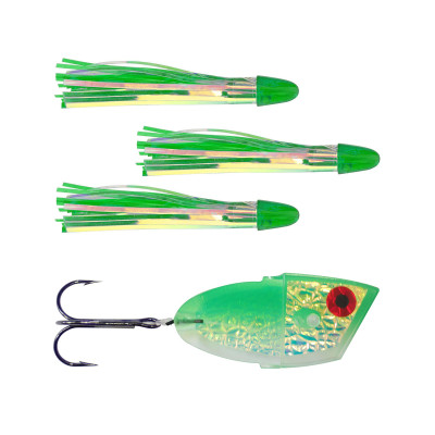 Diabolical Cut Bait Meat Rig Green Herring