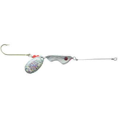 Erie Dearie Elite Series Spinner Silver Shad-Silver Blade