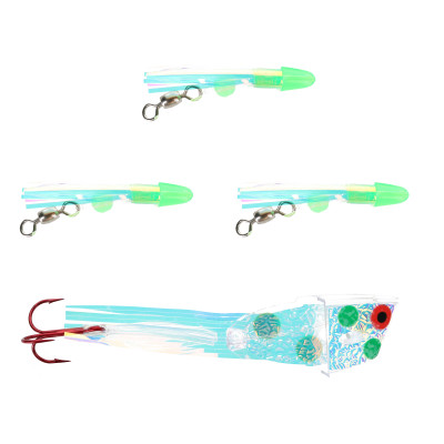 Dreamweaver Cut Bait Meat Head Rig UV Green Gasoline