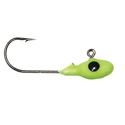 Bobby Garland Mo' Glo Jig Heads Chartreuse Glo