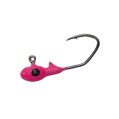 Bobby Garland Mo'Glo Overbite Sickle Jig Heads Mo'Glo Pink