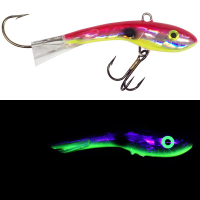 Moonshine Lures Shiver Minnow Holographic Cranberry Shad