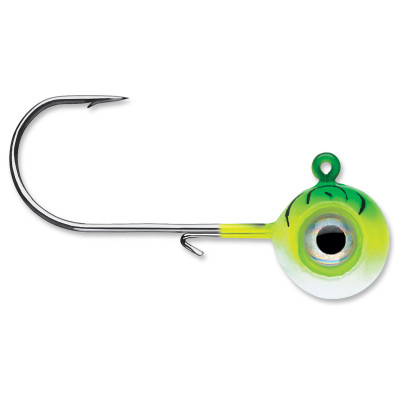 VMC Neon Moon Eye Jigs Green Fire UV