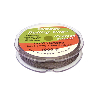 Torpedo Trolling Wire 19-Strand 1000ft