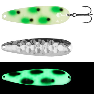 Moonshine Trolling Spoon Bad Toad; 5 in.