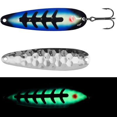 Moonshine Lures Trolling Spoon Blue Hulk