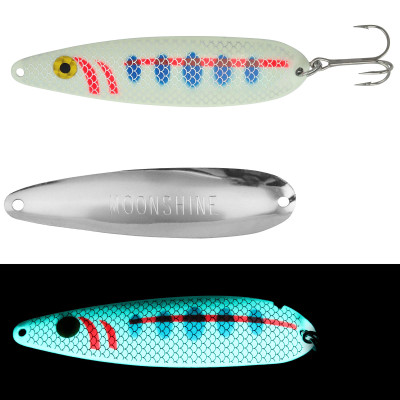 Moonshine Lures Trolling Spoon Blue Smolt