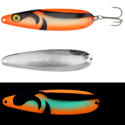 Moonshine Lures New Moon Series Trolling Spoon | Blue Goby; 4 in. | FishUSA