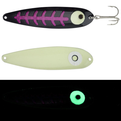 Moonshine Lures Trolling Spoon Raspberry Carbon