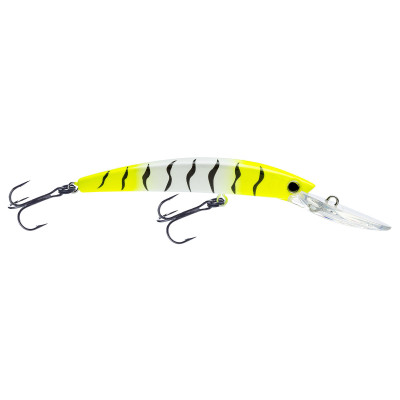 Yo-Zuri Crystal Minnow Walleye Deep Diver Chartreuse Tiger