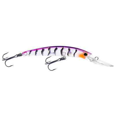 Yo-Zuri Crystal Minnow Walleye Deep Diver Purple Tiger