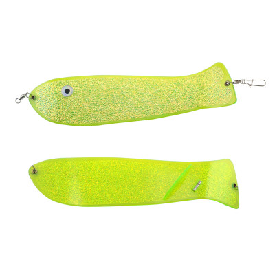 Pro Troll Fish N Chip Fin Flashers - Chartreuse UV