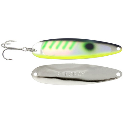 Michigan Stinger Stingray Spoon Super UV Chartreuse Alewife