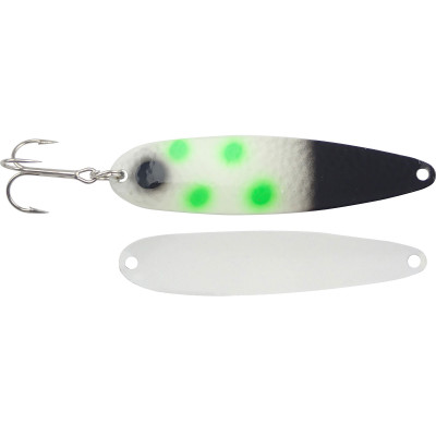 Michigan Stinger Stingray Spoon Nitro Glow Black Head