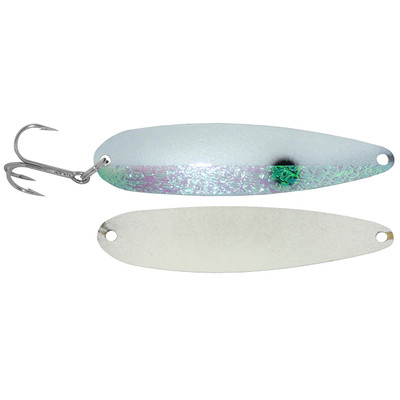 2) New Michigan Stinger Fishing Lures Spoons Pearl Melon