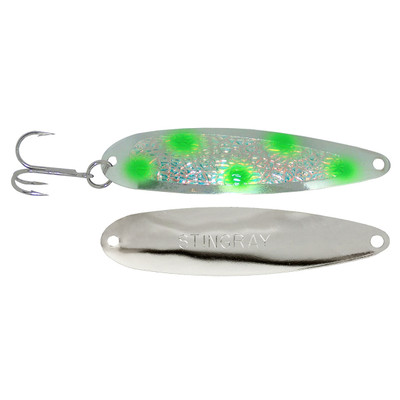 Michigan Stinger Standard Spoon | Exclusive Color - UV Froggy-Chartreuse Back; 3 3/4 in. | FishUSA