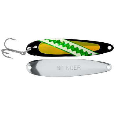 Michigan Stinger Stingray Spoon Super UV Glow Iguana