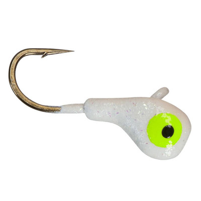 Lindy Tungsten Toad Jig Chartreuse Glow