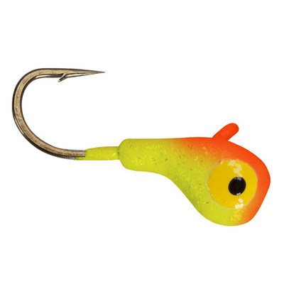 Lindy Tungsten Toad Jig Chartreuse-Orange