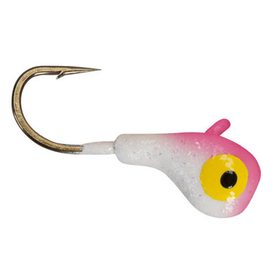 Lindy Tungsten Toad Jig Pink Glow