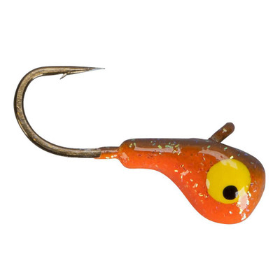 Lindy Tungsten Toad Jig Brown-Orange