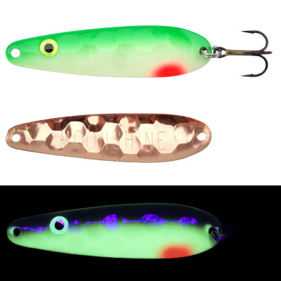 Moonshine Lures Walleye Spoon Yellow Tail