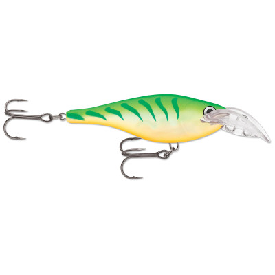 Rapala Scatter Rap Glass Shad Glass Green Tiger UV