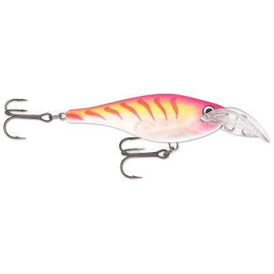 Rapala Scatter Rap Glass Shad Glass Pink Tiger UV