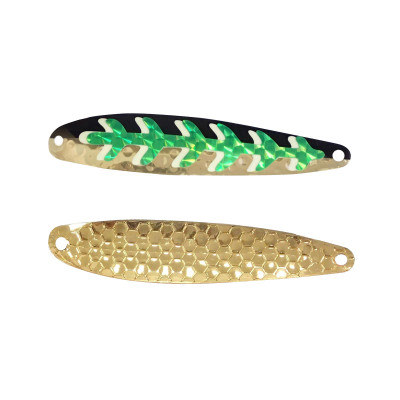 Dreamweaver Super Slim Spoon | Exclusive Color - Dotted Rodfather Glow UV; 3 5/8 in. | FishUSA