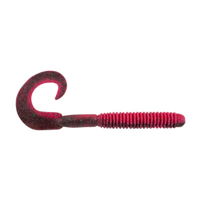 Berkley PowerBait MaxScent Lunch Worms Red Shad Green Glitter