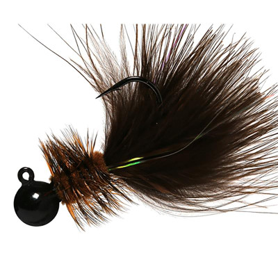 Tungsten Jig Head Woolly Bugger - Rich Brown