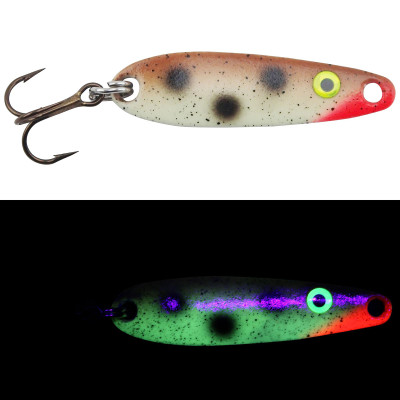 Jigging Spoons 3/16oz Glow Mix-n-Match Ice Fishing Walleye Perch Steelhead