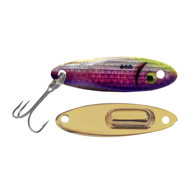 ACME Tackle Rattlemaster Kastmaster Gold Back Purple Shiner