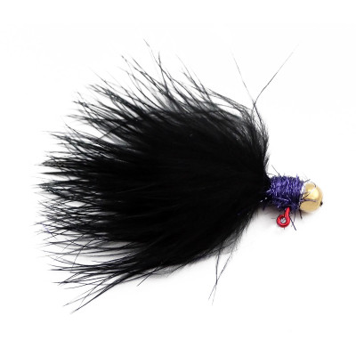 Beaumac Marabou Steelhead Jig, Blue