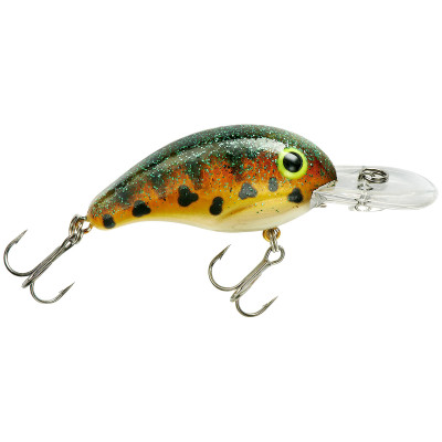 Vintage Bandit 200 Series Spatter Back 2 Crankbait 1/4 oz. Diving Fishing  Lure 