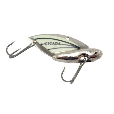 Reef Runner REEF RUNNER CICADA LURE 1/2 OZ NICKEL/CHARTREUSE MFG# C5-101 -  Gagnon Sporting Goods