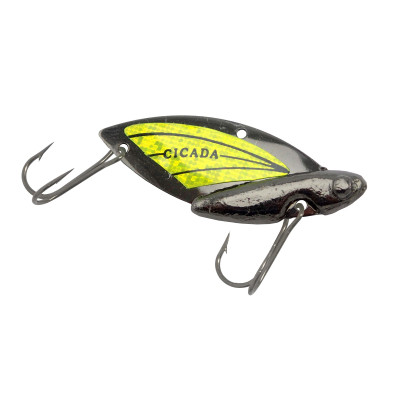 Reef Runner Cicada Silver/Chartreuse; 1/4 oz.