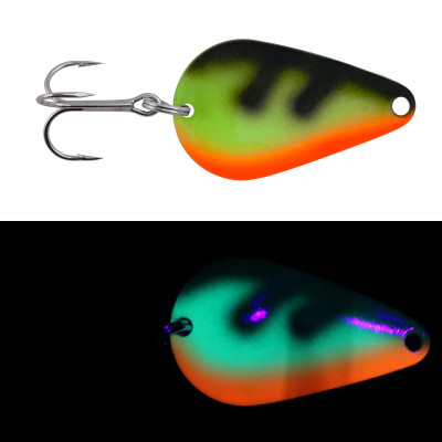 Moonshine Lures Casting Spoon Glow Perch